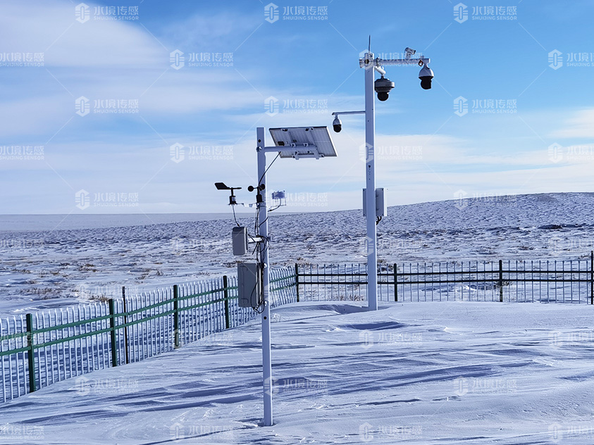 水境傳感 內(nèi)蒙古某地安裝雪深監(jiān)測站實例